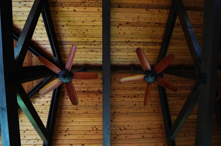 Holualoa Inn Events Pavilion March 2021 - ceiling