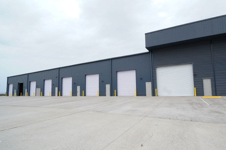 katana warehouse - march 2021 - exterior bays